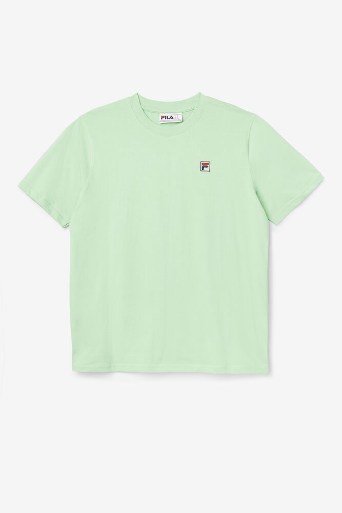 Fila T-Shirt Mens Green Quartz - Ireland 10486-UJCH